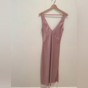 New Wilfred rose pink slip dress size S